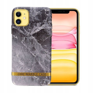 Etui Chic Marble Do Iphone 11 Szary Ochronne Case