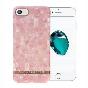 Etui Chic Marble Do Iphone 7 Różowy Ochronne Case