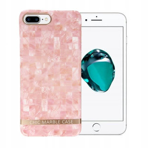 Etui Chic Marble Do Iphone 8 Plus Różowy Ochronne