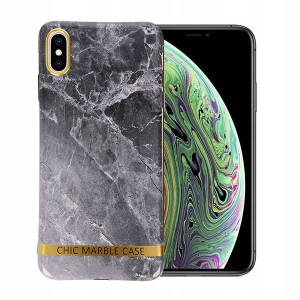 Etui Chic Marble Do Iphone Xs Max Szary Ochronne