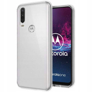 Etui Clear Do Motorola One Action Case Bezbarwna