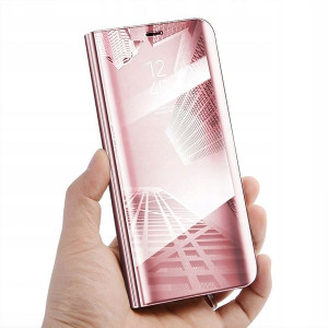 Etui Clear View Do Xiaomi Redmi Note 9 Różowe