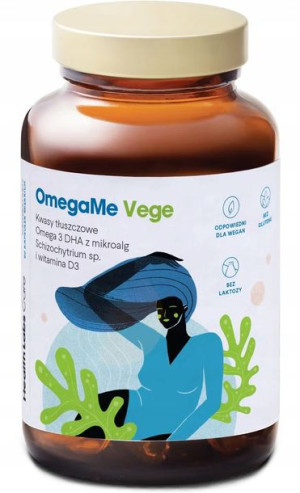 Health Labs OmegaMe Vege kwas omega-3 60 kapsułek