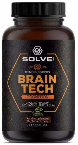 Solve Labs BRAIN TECH pamięć koncentracja 30kaps