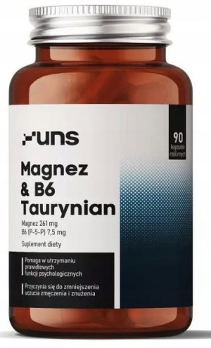 UNS Taurynian magnezu + B6 90 kapsułek