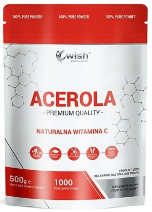 Acerola Wish Naturalna Witamina C 500g