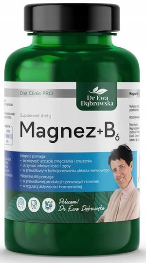 Dr Ewa Dąbrowska MAGNEZ + B6 120 kapsułek
