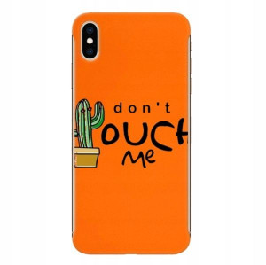 Etui Coby Pomarańcz do IPHONE XS MAX Seriale Wzory