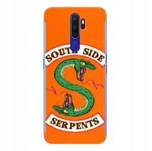 Etui Coby Pomarańcz do OPPO A5 2020 Seriale Wzory