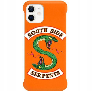 Etui Coby Pomarańczowy do IPHONE 12 Seriale Wzory