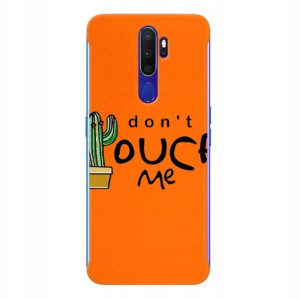 Etui Coby Pomarańczowy do OPPO A11X Seriale Wzory
