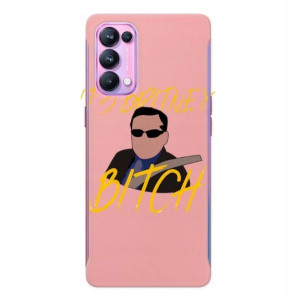 Etui Coby Różowy do OPPO RENO 5 PRO Seriale Wzory