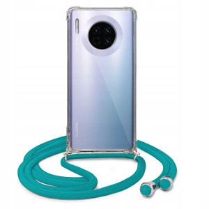 Etui Crossbody Do HUAWEI MATE 30 Turkusowy Sznurek