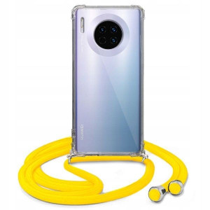 Etui Crossbody Do HUAWEI MATE 30 Żółty Sznurek