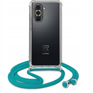 Etui Crossbody Do HUAWEI NOVA 10 Turkus Sznurek