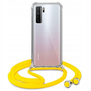 Etui Crossbody Do HUAWEI P40 LITE 5G Żółty Sznurek