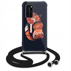 Etui Crossbody do HUAWEI P40 Sznurek Modne Wzory
