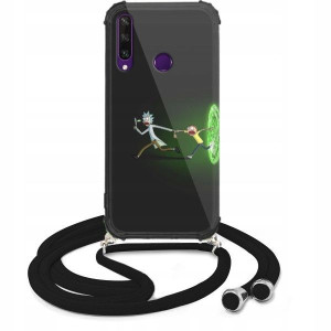 Etui Crossbody do HUAWEI Y6P Sznurek Japan Wzory