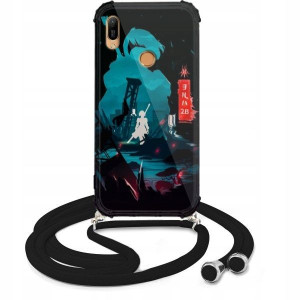 Etui Crossbody do HUAWEI Y6S Sznurek Japan Wzory