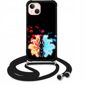 Etui Crossbody do IPHONE 13 Sznurek Japan Wzory