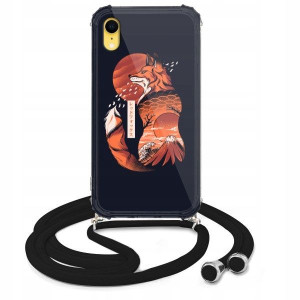 Etui Crossbody do IPHONE XR Sznurek Modne Wzory