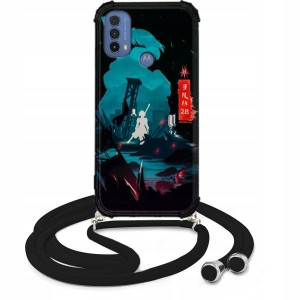 Etui Crossbody do MOTOROLA E30 Sznurek Japan Wzory