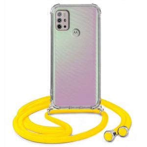 Etui Crossbody Do MOTOROLA G10 Żółty Sznurek Case