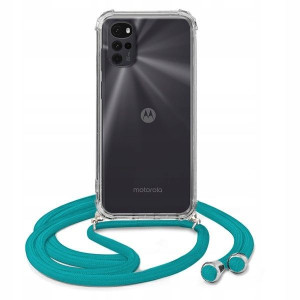Etui Crossbody Do MOTOROLA G22 4G Turkus Sznurek