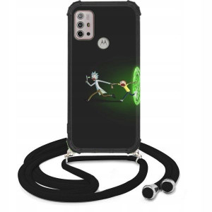 Etui Crossbody do MOTOROLA G30 Sznurek Japan Wzory