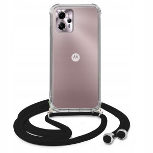Etui Crossbody Do MOTOROLA MOTO G13 Czarny Sznurek