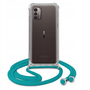 Etui Crossbody Do NOKIA G21 4G Turkusowy Sznurek