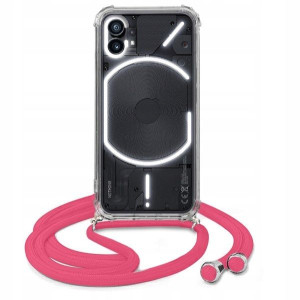 Etui Crossbody Do NOTHING PHONE 1 Różowy Sznurek