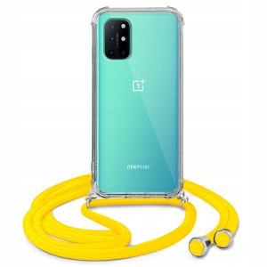 Etui Crossbody Do ONEPLUS 8T Żółty Sznurek Case