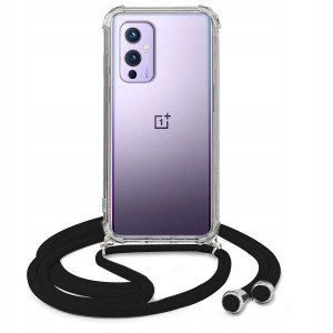 Etui Crossbody Do ONEPLUS 9 Case Czarny Sznurek