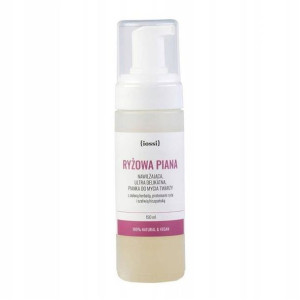 IOSSI Nawilżająca pianka do mycia twarzy Ryżowa piana 150 ml