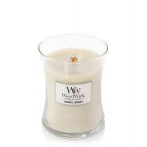 WoodWick Świeca mała Smoked Jasmine