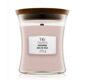 WoodWick Świeca średnia Rosewood