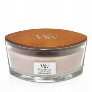WoodWick Świeca Elipsa Vanilla & sea salt