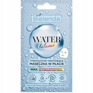 Bielenda Water Balance Intensywnie nawilżająca maseczka do twarzy w płacie