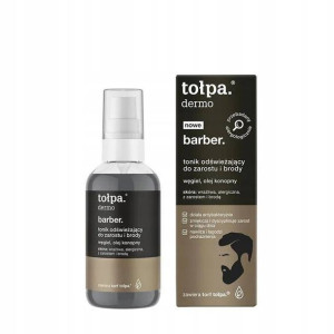 Tołpa Dermo Barber tonik odświeżający do zarostu i brody 75 ml