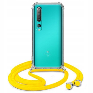 Etui Crossbody Do XIAOMI MI 10 Żółty Sznurek Case