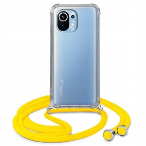 Etui Crossbody Do XIAOMI MI 11 Żółty Sznurek Case