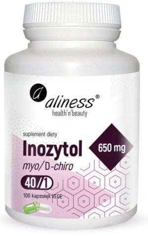 Aliness Inozytol 650mg 100kapsułek Vege