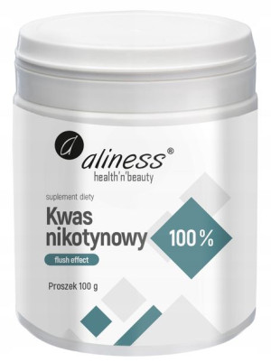 Aliness Kwas nikotynowy proszek 100g