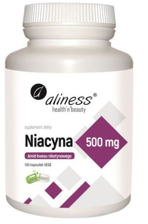 Aliness Niacyna 500mg 100kapsułek