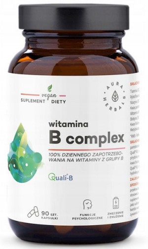 Aura Herbals Witamina B Complex 90 kapsułek