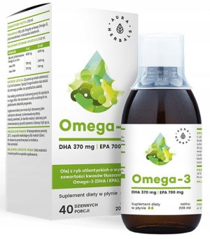 Aura Omega-3 370 DHA / 700 EPA płyn 200 ml
