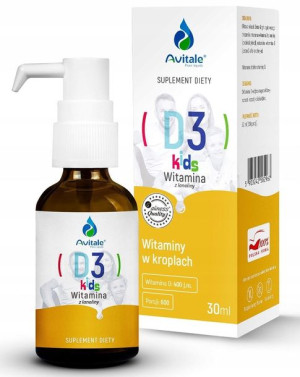 Avitale Witamina D3 Kids dla dzieci 30ml