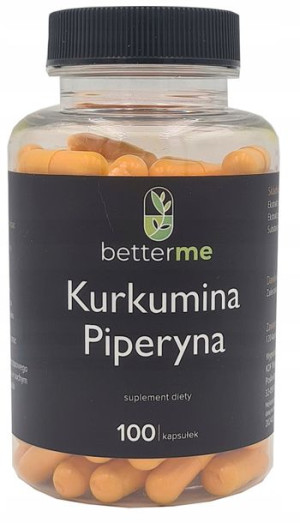 Betterme Kurkumina 95% i piperyna curcumin kurkuma