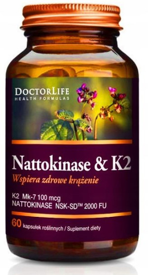 Doctor Life Nattokinaza & Witamina K2 MK7